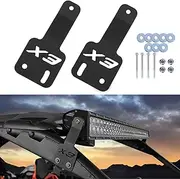 MoGerTor 50 inch Light Bar Brackets for Can-am X3, Adjustable Light Bar Brackets Mount Kit Fit for 50" Curved/Straight LED Light Bar Compatible with Can-Am Maverick X3 2017-2023 All Models Accessories