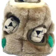 Hide-a-Squirrel Plush Dog Puzzle - Jumbo (with 3 large squirrels)