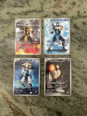 Mortal Kombat Collection Trading Card Set Scorpion Sub Zero Liu Kang Raiden Lot