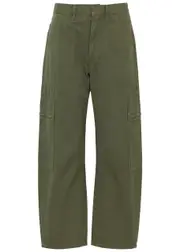 Citizens OF Humanity Marcelle Cotton Cargo Trousers - Dark Green - 27 (W27 / UK8-10 / S) 27 (W27 / UK8-10 / S)