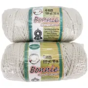 Bonnie Macrame Braid Craft Cord Lambs Wool Color 90m 100 yards ea New USA Lot 2