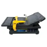 3/5 HP Wet Tile Saw with Tilting & Side Table and Fully Adjustable Rip Guide