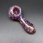 Colorful 4'' Tobacco Smoking Glass Pipe THICK HEAVY Spoon Hand Pipe Bowl Piece