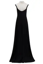 [HARITHAND] MARELLA GOWN UK 16 BLACK