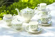 Grace Teaware Shamrock Fine Porcelain 11-Piece Tea Set
