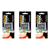 3x South Park PVC Keyring Bag/Car Key Accessory Charm Tag Keychain Heads