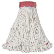 Rubbermaid Commercial Web Foot Wet Mop Head, Shrinkless, Cotton/Synthetic, White