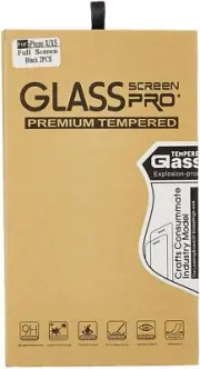 iPhone X/XS Screen Protector Tempered Glass 3D Full Frame Curved Edge 2 Pack