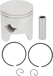 XTevu Piston Kit 6H4 11631 01, High Performance Piston Ring Set, Compatible with Outboard Motor 40-50hp 3 Cylinder Engine, Engine Piston Replacement