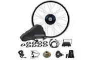 48V 500W 28.8Ah Triangle Battery 26" Rear Wheel Hub Motor Conversion Electric Bike Bicycle Kit