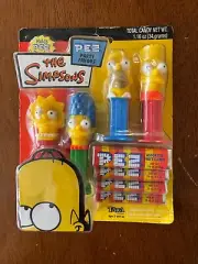 Simpsons Pez Candy Dispensers Party Favors Homer Bart Lisa Marge 2004 TARA Toy