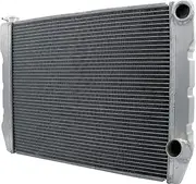 Allstar Performance ALL30036 28" Width x 19" Tall x 3" Diameter Aluminum Dual Pass Radiator