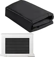 39x32 inch Magnetic Fireplace Blanket for Heat Loss Indoor Fireplace Covers, Keep Drafts Out Stops Heat Loss, Fireplace Draft Stopper with Built-in 12 Strong Magnet for Iron Fireplace Screen