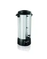 Proctor Silex 45100 100 Cup Brushed Aluminum Coffee Urn, Silver 100 Cups