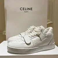 在飛比找蝦皮購物優惠-CELINE CT-02  綴刮痕 小牛皮 中筒鞋 運動鞋 