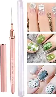 Thin r Brushes | UV Gel Painting Acrylic Nail Brushes,Fine Striping Brushes Thin Brushes Precision Detail Drawing Brush