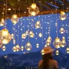 Creative Fairy Light EU Plug Atmosphere Light Ball Garland Lamp Indoor Outdoor
