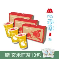 在飛比找PChome24h購物優惠-【MOS摩斯漢堡】經典蒟蒻禮盒 蜜桃蘋果3箱入(15杯入/箱