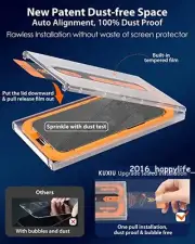 2x For iPhone 14 Pro Max Glass Full Screen Protector Auto-Alignment Kit Private
