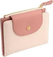 [Homoyoyo] Lady Purse Compact Zipper Wallet for Women Stylish Pouch Vintage Aesthetic Small Wallet for Handbags and Pockets Versatile Storage for Essentials