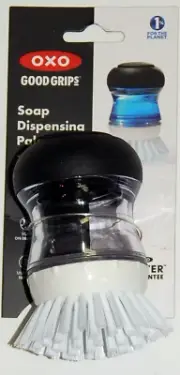 OXO Good Grips Soap Dispensing Palm Brush NEW AUTHENTIC