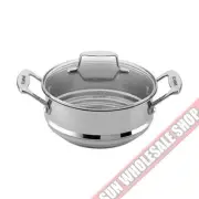 100% Genuine! SCANPAN Impact Covered Multi Steamer Insert 16/18/20cm! RRP $115!