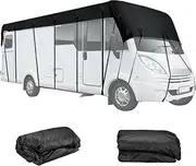 210D Caravan Motorhome Protective Roof Protection Cover,RV Caravan Top Cover Waterproof,All Weather Protection Auto Cover for Outdoor Sun Rain Dust UV Protector (6.5mx3m)