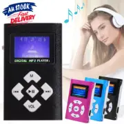 MP3 Stereo Mini Pocket Clip Digital Music Player LCD Screen Max 32GB Micro SD