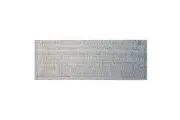 Solemate Jute 2 Tone Zig Zag 80x300cm Stylish Outdoor Entrance Doormat