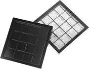 Mikinona 2pcs Eye Shadow Box Trinket Blush Toiletries Makeup Tray Pastry Custom Lipsticks Boxes Lipstick Tray Peel Palettes Lid Pencil Lip Gloss Tubes Refillable Travel Pouches Proof