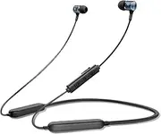 Bluetooth 5.0 Headphones, IPX5 Waterproof Sport Earphones, Magnetic in-Ear Wireless Earbuds,48 Hours Playtime Sports Microphone with Microphone for Running Sport Workout, iPhone Android (Black)