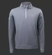 Scotty Cameron Pullover Bulldog Perth Melange Performance Qtr Zip Smoke XL