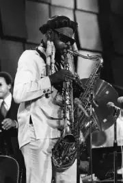 Roland Kirk Us Jazz Tenor Saxophonist 1975 OLD PHOTO