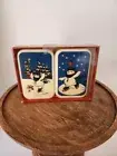 Vintage Soap Christmas Snowmen 2 Pack Bar Soap Holiday-1997