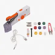StitchMate Mini: DIY Portable Handheld Sewing Machine with Ergonomic Handle for