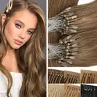 Micro Ring Loop Hair Extensions Micro Beads Tip 100% Remy Human Hair Real THICK