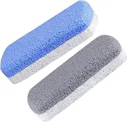 2pcs Abrasive Stone Foot Grinder Scraper Tool Scrubber Pedicure Tools Stones Foot Scrub Brush Pumice Stone for Cleaning Feet Lava Stone Pumice Sponge Heel File Pedi Egg Foam Glass