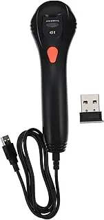 Homoyoyo Wireless Wired Barcode Scanner Ergonomic Code Scanning Device with USB Connection Portable Qr Reader for Retail Library and Inventory Management