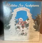 Holiday Ice Sculpture by Heritage Mint Ltd Merry Christmas Santa Acrylic Lighted