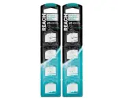 2 x 28pk Reach Access Flosser Wax Coated Refill Disposable Heads Dental Floss