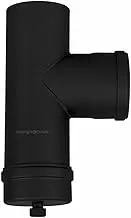 FIREFIX R100/V Pellet Stove Pipe Black