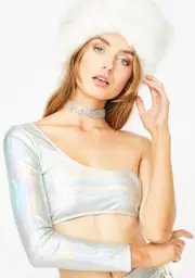 [Club Exx] Mystic Deceiver Asymmetrical Top