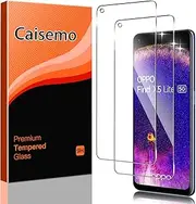 [Caisemo] 2 Pack For Oppo Find X5 Lite 6.43'' (Not for Oppo Find X5,Find X5 Pro) Tempered Glass Screen Protector,9H Hardness, Anti Scartch,Soft Touch