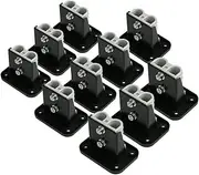 10Pcs 50 Amp Car Socket Panel Fit for Anderson Plug Cover Mounting Bracket