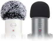 Blue Yeti Pop Filter, Blue Yeti Microphone Covers Foam and Yeti Mic Furry Foam,