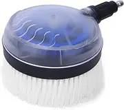Wash Brush, Energy Saving Water Technology, PP Brush Hair, for High Pressure Washer Vehicles and Boats with Quick Disconnect Connector Painted Surfaces Flat Surfaces