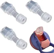4 Pack Silicone Bite Valve Replacement for Contigo Water Bottles, Multi-Pack Water Bottle Mouthpiece Repalcement Compatible with Contigo Water Bottles Bite Valve