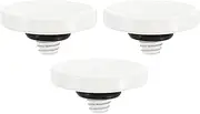uxcell Camera Shutter Button, 3 Pack Soft Shutter Release Button Pure Copper Camera Button Concave Suitable for Nikon for Fujifilm for Leica DSLR/SLR Camera, White