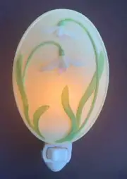 Snowdrops Night Light By Ibis and Orchid Design New In Box