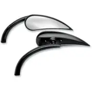 ARLEN NESS MICRO TEARDROP MIRRORS HARLEY DYNA FXD FXDL SUPER GLIDE LOW RIDER